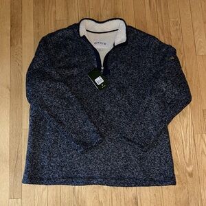 Orvis nwt Brighton Sherpa lined quarter zip